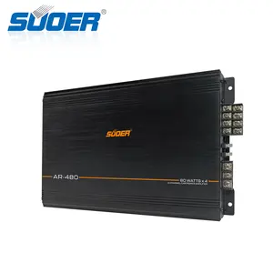 Suoer AR-480-B 1000W Xe AB Công Suất Cao Cho Tự Động Bảng Khuếch Đại Âm Thanh Xe Hơi 12V Xe Khuếch Đại Công Suất