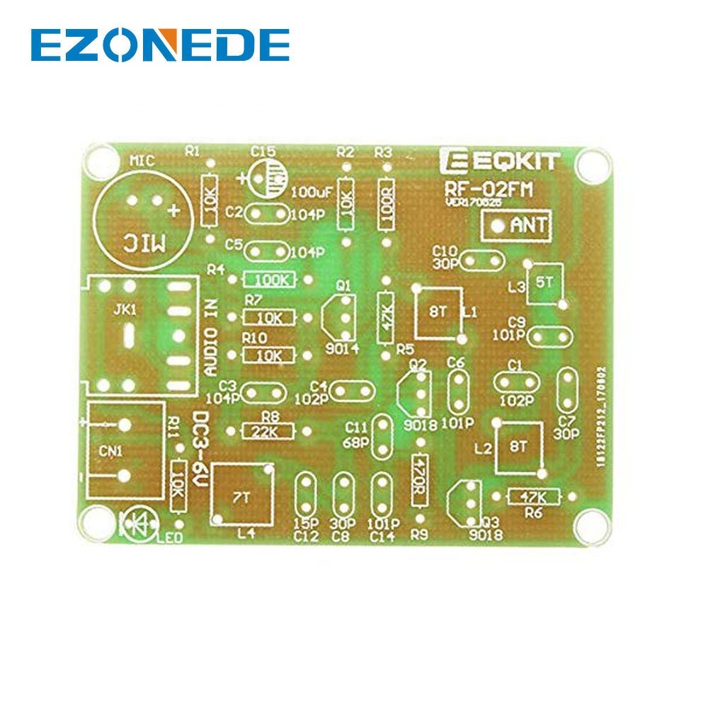 Modulo Ricevitore Radio FM + Microfono Wireless – Kit Fai Da Te PCB Da GCSUPERMARKET - Foto 2