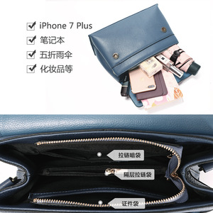 Sac à bandoulière pour femme en cuir véritable de haute qualité, sac à main élégant et tendance, sacoche bandoulière pour femme, vente en gros d'usine - Product Image 3