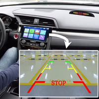 Creality — système de détection Radar pour stationnement automobile, Radar automatique avec 4 capteurs, affichage rétro-éclairé, capteur de stationnement LED