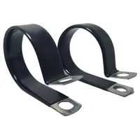 Vinyl Coated Rubber Sleeve Pipe Clamp, P-clip