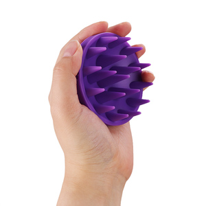 Produits tendance pour les soins capillaires, masseur du cuir chevelu, brosse à shampooing, brosse de massage du cuir chevelu en silicone - Product Image 4