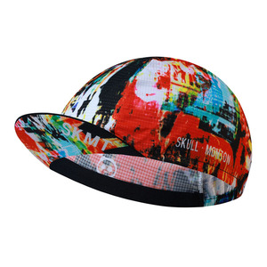Gorras de ciclismo transpirables de <span class=keywords><strong>3</strong></span> paneles debajo del casco verano venta al por mayor deportes bicicleta sombrero personalizado fabricante sublimación de fábrica - Product Image 1