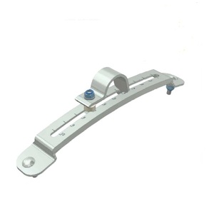 Zinc-Plated Truck Mudguard Mounting <b>Bracket</b> Adjustable Trailer Support Clamp - Product Image 3