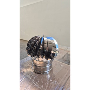 Campana de Chimenea Giratoria Impulsada por el Viento, Acero Inoxidable 304, Certificación KIWA, Diseño Industrial para Extracción de Gases de Combustión - Product Image 2