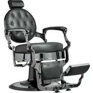 chrome black barber chairs prices pakistan for sale adjustable backrest barber chair in india