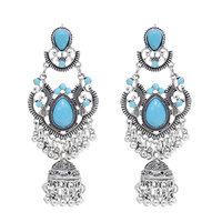 Pendientes bohemios retro largos con flecos, diseño de estilo étnico, gotas para los oídos, venta al por mayor exótica