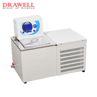 Drawell DCW-2008 Circulateur de refroidissement et de chauffage à contrôle PID, bain thermostaté réfrigéré à température constante avec réservoir en acier inoxydable de 10L