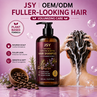 Sampo Kafein Biotin Rosemary Penambah Volume Penguat Nutrisi Kulit Kepala Rambut Terlihat Lebih Lebat Berbahan Dasar Tumbuhan OEM ODM Label Pribadi