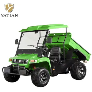 Sturdy 4 wheeler electric utility cart farm vehicle