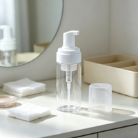 Flacon distributeur de savon mousse vide avec bouchon pompe en plastique et brosse de scellement