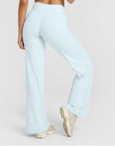Pantaloni Yoga Personalizzati a Vita Alta ad Asciugatura Rapida, Modellanti, a Gamba Larga e Svasata, Leggings da <span class=keywords><strong>Donna</strong></span> per Palestra ed Esercizio Fisico - Product Image 2