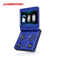 Console de jeu Anbernic RG34XXSP, système Linux 64 bits, lecteur de jeux rétro portable, écran IPS 3,4 pouces, compatible PS1 PSP
