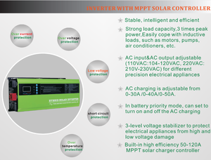 Convertisseur solaire hybride Growatt Mppt 3kw 3000w 5kw 5000w 5.5kw 24v 48v Convertisseur solaire hors réseau <span class=keywords><strong>Prix</strong></span> de gros de Chine - Product Image 4