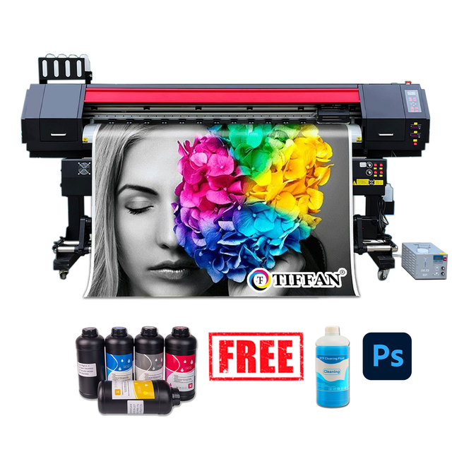 3.2m Large Format Printer High Quality Vinyl Sticker Flex Banner 10ft Sublimation Transfer Inkjet Printer Printing Machine