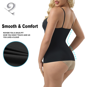1341 Cami modellante senza cuciture per le donne gilet lungo per il controllo della pancia scolpire personalizzato Shapewear canotta modellante per il corpo dimagrante OEM - Product Image 3