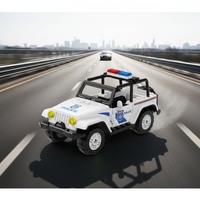 Coche de juguete todoterreno de bloques de construcción 773/779 para niños, modelo DIY de ensamblaje para comercio exterior