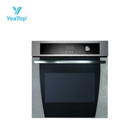 Horno de Convección/Turbo a Gas/Eléctrico Integrado de 60L, 600mm, Acero Inoxidable, Control Táctil LED, Temporizador Mecánico, Clase Energética A+++,