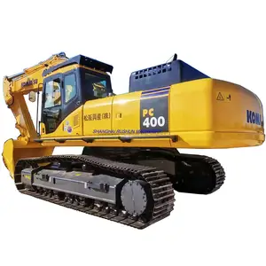 Maquinaria de segunda mano grande, equipo de construcción Komatsu, excavadora hidráulica de orugas PC400, excavadora usada de 40 toneladas