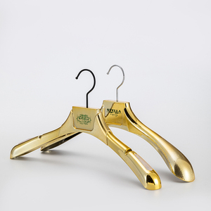 Móc áo nhựa Bán buôn quần áo phòng ngủ móc vàng không trượt móc đứng với thiết kế mờ - Product Image 4