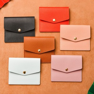 Customized Mini Wallet VIP Bank Card <b>Holder</b> PU Leather Credit Card <b>Holder</b> <b>ID</b> Business Bus Card <b>Holder</b> - Product Image 1