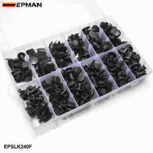 EPMAN 240 PIÈCES Boucle En Plastique Poussoir Rivet Voiture Pousser Retenue Kit Voiture Boucle Pare-chocs En Plastique Boucle Forte Flexibilité EPSLK240F - Product Image 2