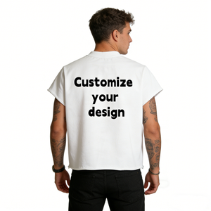 Camiseta con Logotipo Personalizado, 250GSM, Oversize, Corte Recto, 100% Algodón, Estampado Flocado, Hombros Caídos, Corte Regular, Estilo Urbano - Product Image 2