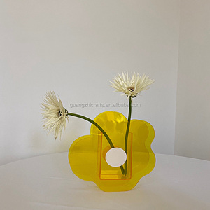 Jarrones de acrílico decorativos para el hogar, soporte de jarrón de flores de acrílico personalizado, soporte de jarrón de flores frescas de acrílico para encimera - Product Image 4