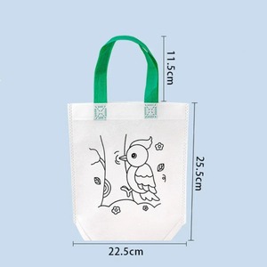 Bolsas de Regalo para Colorear con Marcadores, Bolsas de Regalo para Fiestas Infantiles, Bolsa de Almacenamiento de Juguetes, Bolsas de Compras de Tela Ecológica No Tejida - Product Image 6