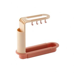 Telescopic Shelf Soap Sponge Drain Rack <b>Storage</b> Basket Faucet Adjustable Bathroom Holder <b>Sink</b> Kitchen Accessories - Product Image 6
