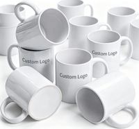 Mug en porcelaine pour sublimation en gros, 11 oz, personnalisé, deux couleurs, anti-fuite, sans BPA, résistant à la chaleur, compatible lave-vaisselle et micro-ondes