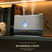 Nouvel humidificateur d'air aromathérapeutique à double buse de grande capacité et coloré pour la maison, la chambre à coucher, le bureau, le bureau