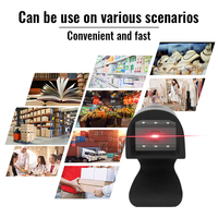 JR T98 Lector de Códigos QR 2D Manos Libres para Reducir la Fatiga Ocular, Plataforma de Escaneo de Escritorio para Códigos QR 2D, Gran Venta, para Sistema POS