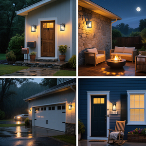 Applique murale d'extérieur étanche Lampe d'extérieur Villa Couloir Cour Lampe murale d'extérieur Jardin Simple Balcon <span class=keywords><strong>Terrasse</strong></span> Applique murale - Product Image 6