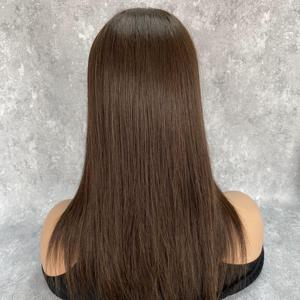 Prêt à expédier : Compléments capillaires 8"X10" pour femmes, en cheveux humains naturels, mini-perruque pré-épilée, cheveux vierges européens, topper à dentelle frontale pour femmes - Product Image 5