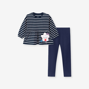 Uniforme per Ragazze all'Ingrosso - Set Due Pezzi Invernale con Maglione Casual per Bambini, Imbottito in Pile - Product Image 5