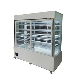 Vitrine réfrigérée commerciale pour gâteaux, 1,5 m, 5 niveaux, en acier, avec refroidissement par air, contrôle de température 2-8°C - Product Image 3