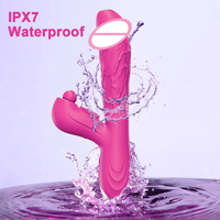 3-in-1 G-Punkt Rabbit Vibrator 10 Vibrationsmodi Dildo Leistungsstarker Vibrierender Pulsierender Klitoris-Stimulator Massagegerät Erotikspielzeug