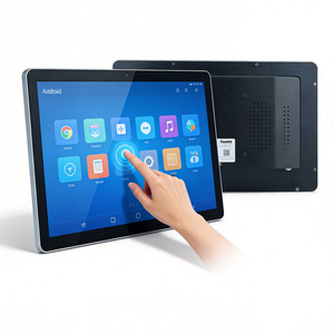 Monitor Táctil de 15.6, 18.5 y 21.5 Pulgadas con Marco Metálico Resistente, Pantalla Multitáctil PCAP, Resistente al Agua IP65 para Gabinete Industrial - Product Image 1