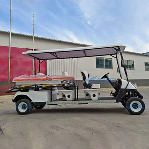 Camilla Eléctrica de Emergencia Personalizada para Golf, 4 Plazas, Nueva, en Oferta, para Campos de Golf - Product Image 1
