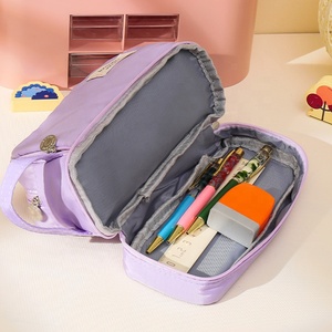 Cerniere di grande capacità con impugnatura speciale <span class=keywords><strong>astuccio</strong></span> in <span class=keywords><strong>astuccio</strong></span> rettangolare oxford astucci per ragazze adolescenti - Product Image 2