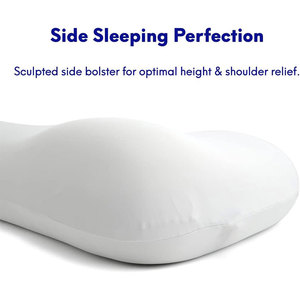 La forme cervicale orthopédique berce doucement la tête et fournit un oreiller de sommeil profond de conception ergonomique brevetée de contour - Product Image 4