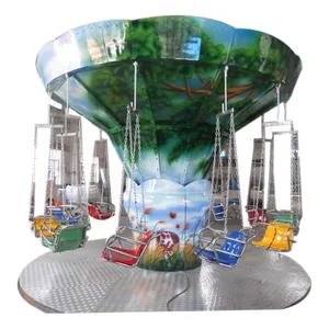 Factory Price 12 Seats flying chair(tree) Amusement Park RIde Flying Chair|Outdoor Theme Park Equipment Swing Kids Ride For Sale