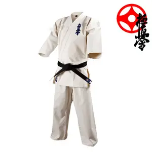 high quality martial arts white cotton gi karate uniform kyokushin gi karate suit