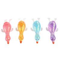 Mogo Funny Gold Powder Duck Pinch Music Cartoon Cute Maltose Sensory Fidget Toy TPR Material 14+