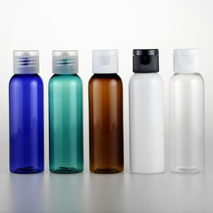 Free Sample 30/50/100ml Face Cream Packaging PET Transparent Plastic <b>Bottle</b> with White <b>Flip</b> <b>Top</b> Cap - Product Image 3