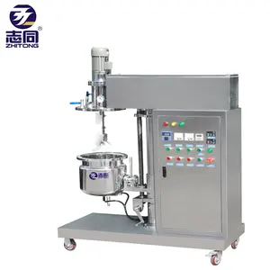 Línea de producción de cosméticos ZT 100L máquina mezcladora homogeneizadora al vacío máquina para hacer crema equipo de producción de loción
