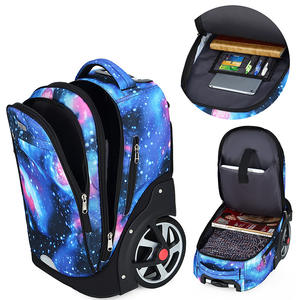 Trolley Backpack Middle School Students Elementary <b>Boys</b> Climbing Wheel Girls Travel Bag Roller Bag Spinner <b>Suitcase</b> Luggage - Product Image 4