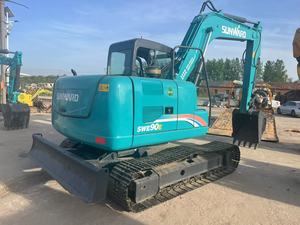 Potente para SWE90E SWE90 Mini excavadora sobre orugas Motor de 9 toneladas 55kw Proyectos globales Estable Eficiente Rentable - Product Image 2
