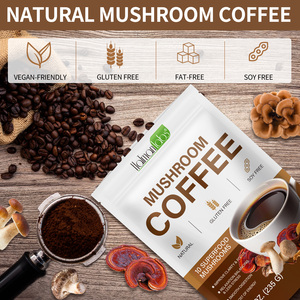 Wholesale Private Label Natural Organic Mushroom Coffee <strong>Extract</strong> with Grass-Fed Collagen, Chaga, Lions Mane &amp; L-Theanine - Product Image 5
